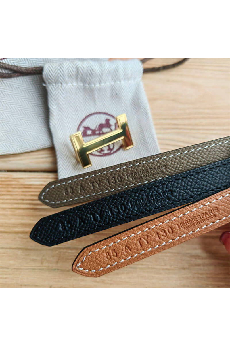 Hermes Кожаный ремень Hermes (длина 80 / 85 см)