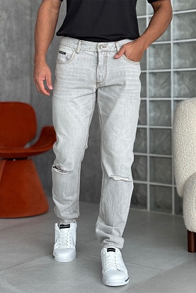 Джинсы regular fit Premium - Grey