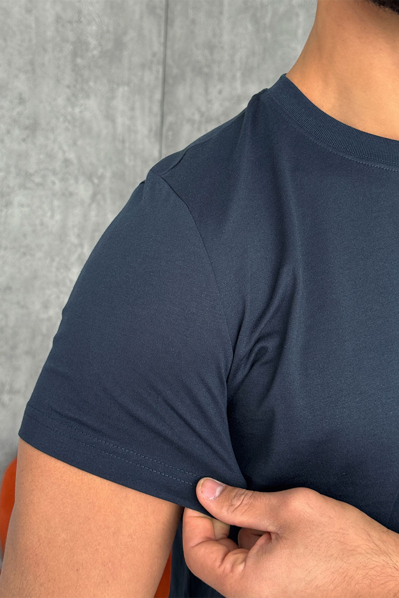 Dоlсе & Gаbbаnа Футболка тёмно-синего цвета bee and crown