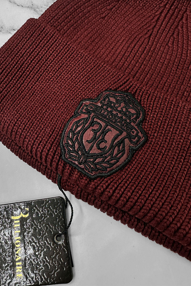 Billionaire Шапка logo-embroidered - Burgundy