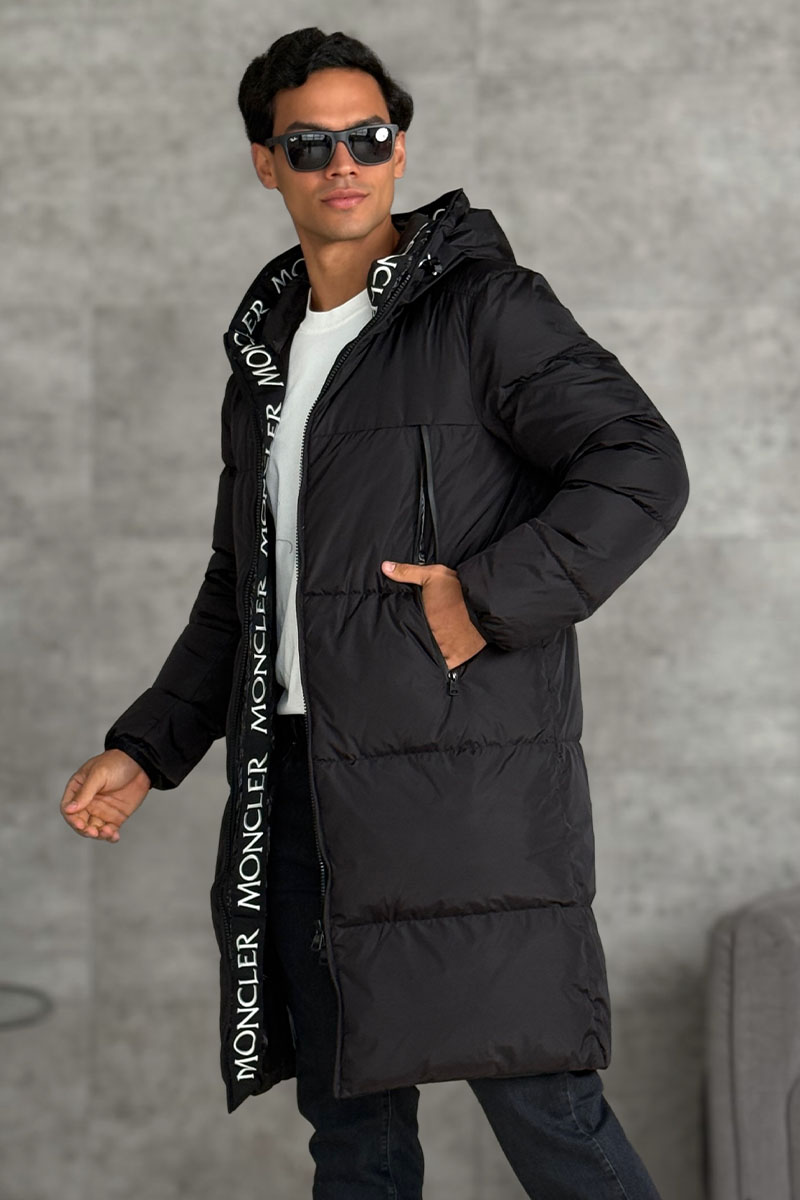 Moncler Мужская чёрная парка Templon 