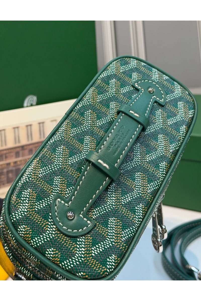 Designer Clothing Кожаная сумка Goyard Muse Mini Vanity ​premium 16,5x10,5x8 см