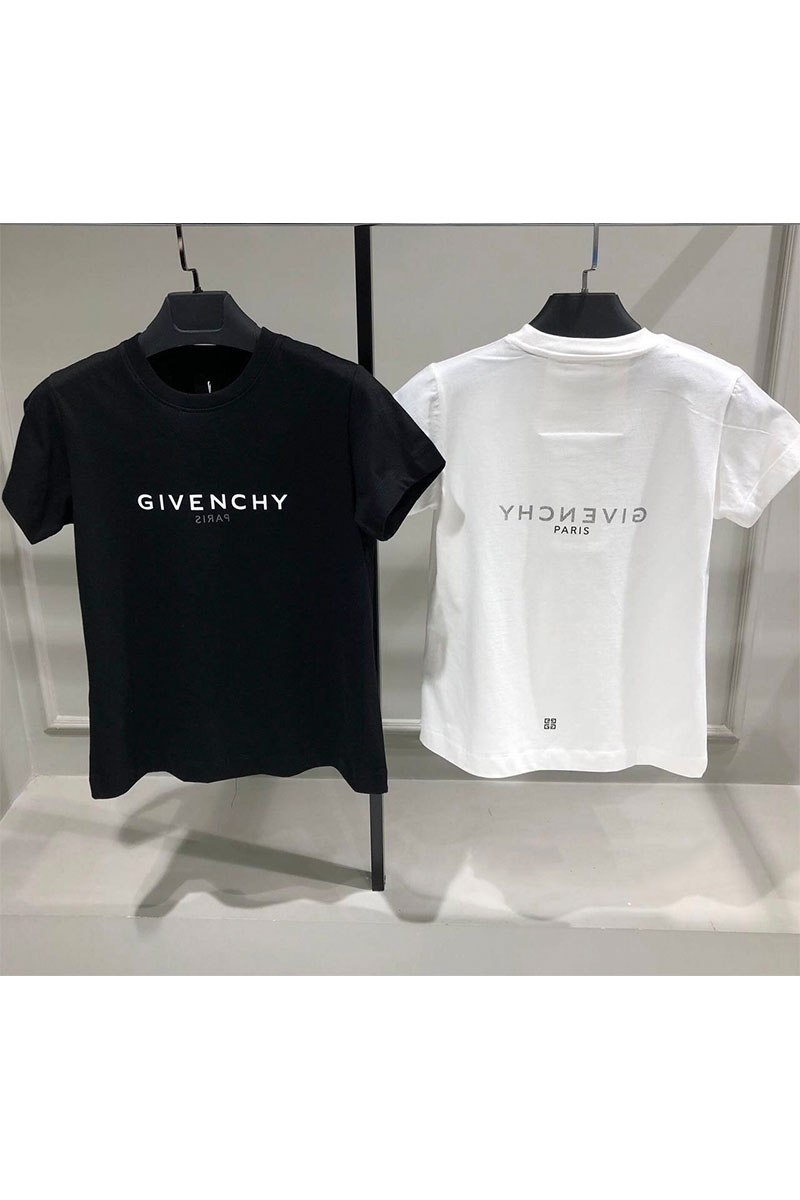 Givenchy Женская футболка reversal logo-print - Black