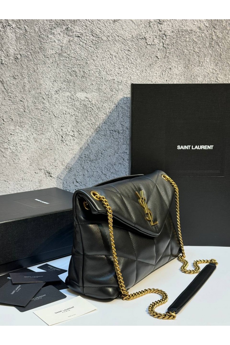 Yves Saint Laurent Кожаная сумка LouLou premium 28x17x9 см