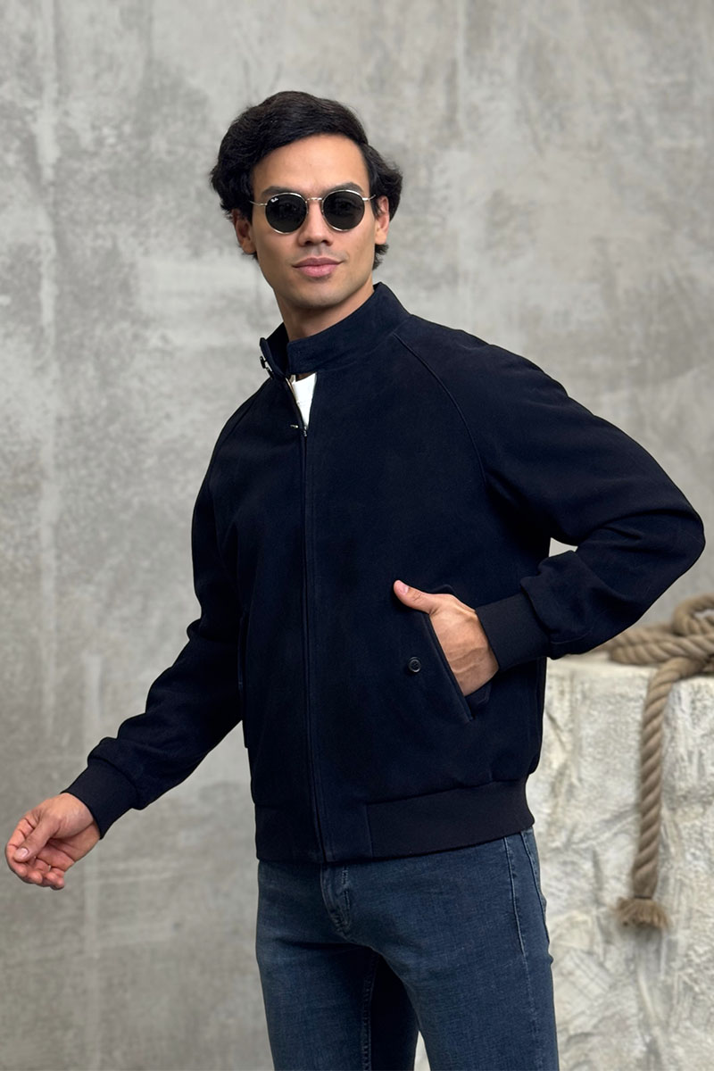 Prada Мужская кожаная куртка premium