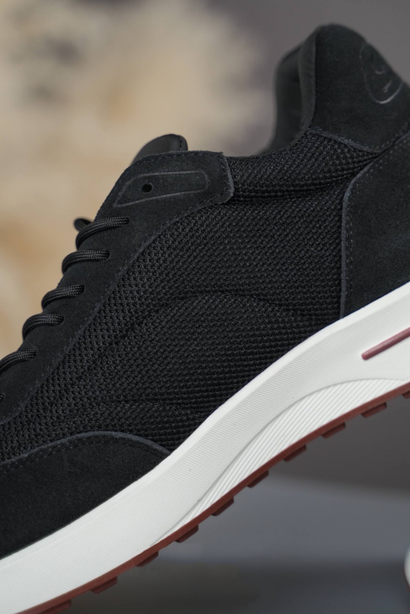 Loro Piana Мужские кроссовки Week End Walk - Black