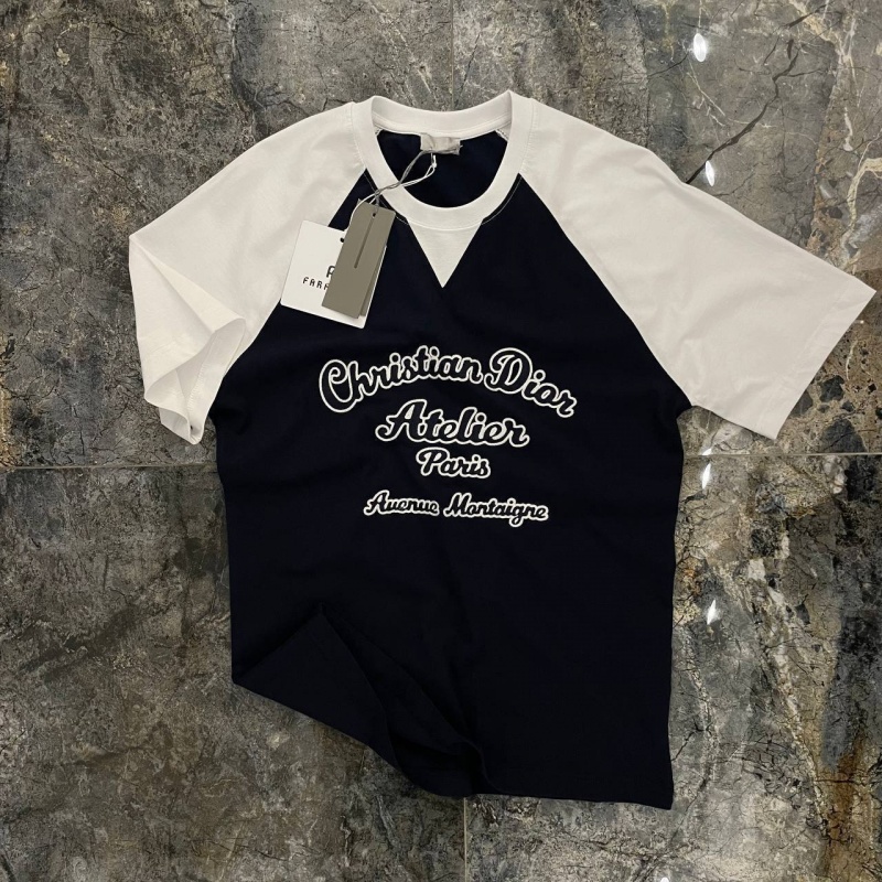 Dior Мужская футболка Atelier - Navy / White