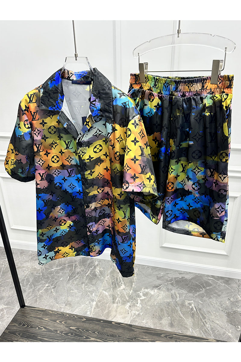Lоuis Vuittоn Мужская рубашка Monogram Watercolor