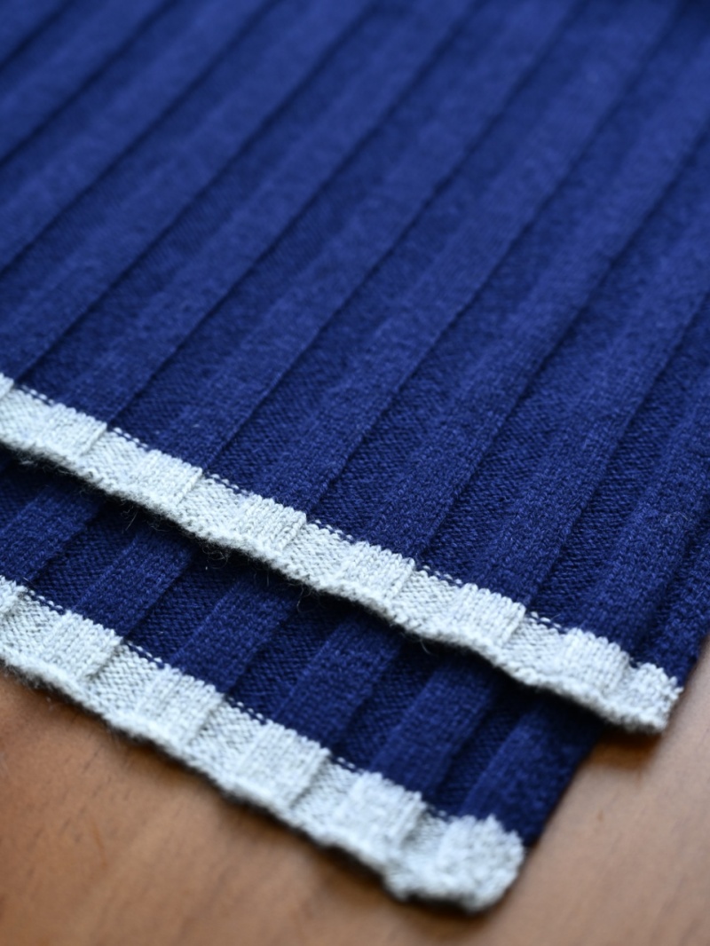 Brunеllо Сuсinеlli Кашемировый шарф premium - Purplish Blue