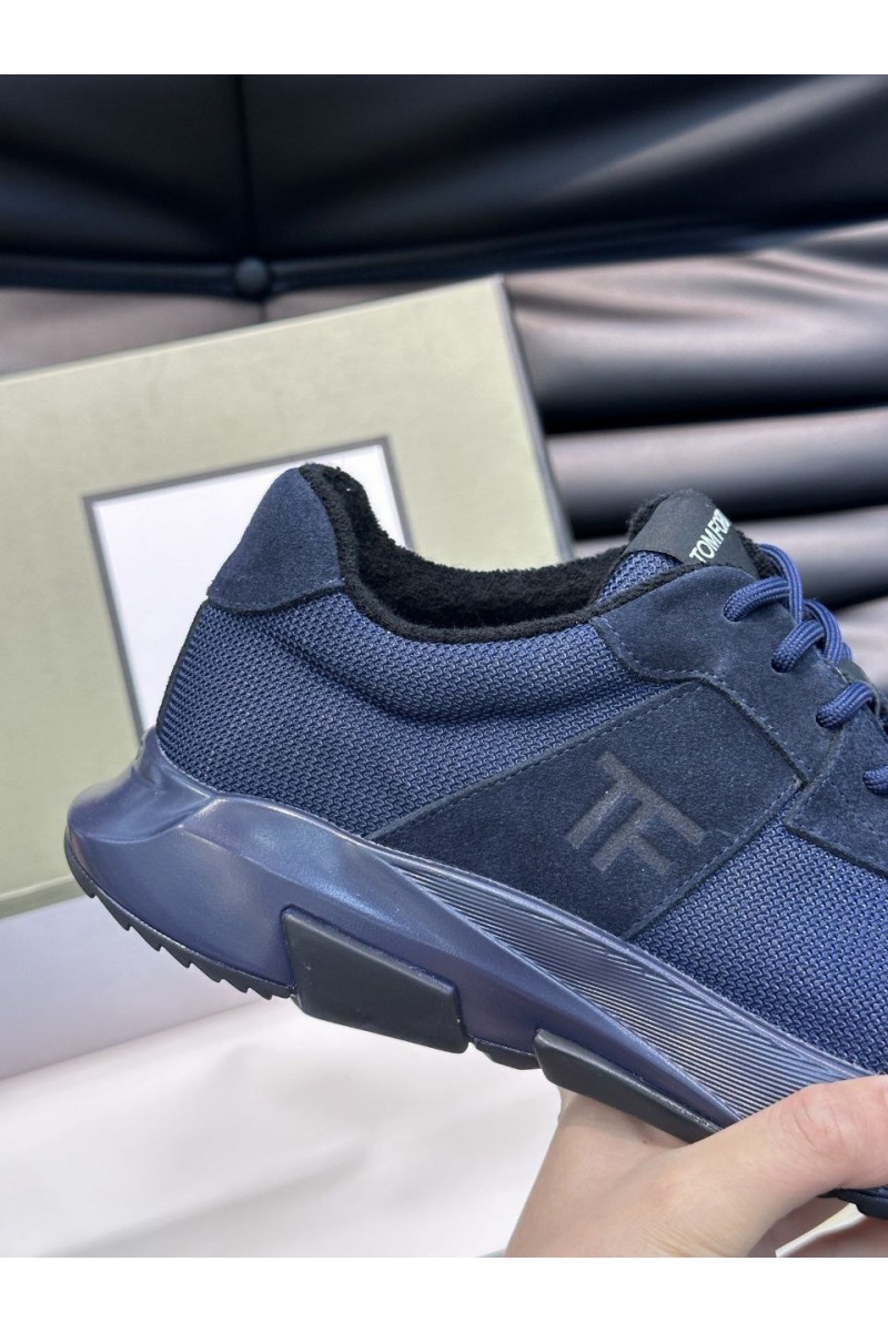 Tom Ford Мужские кроссовки синего цвета