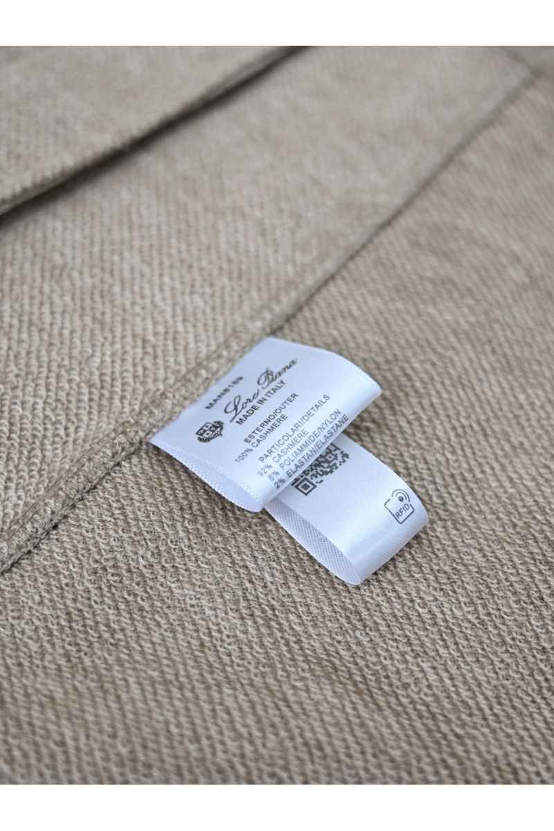 Loro Piana Бежевая кофта на молнии premium