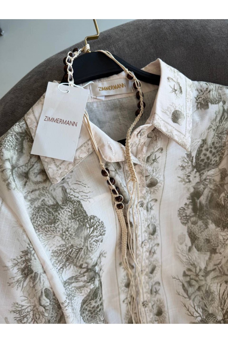 Zimmermann Женский льняной костюм premium