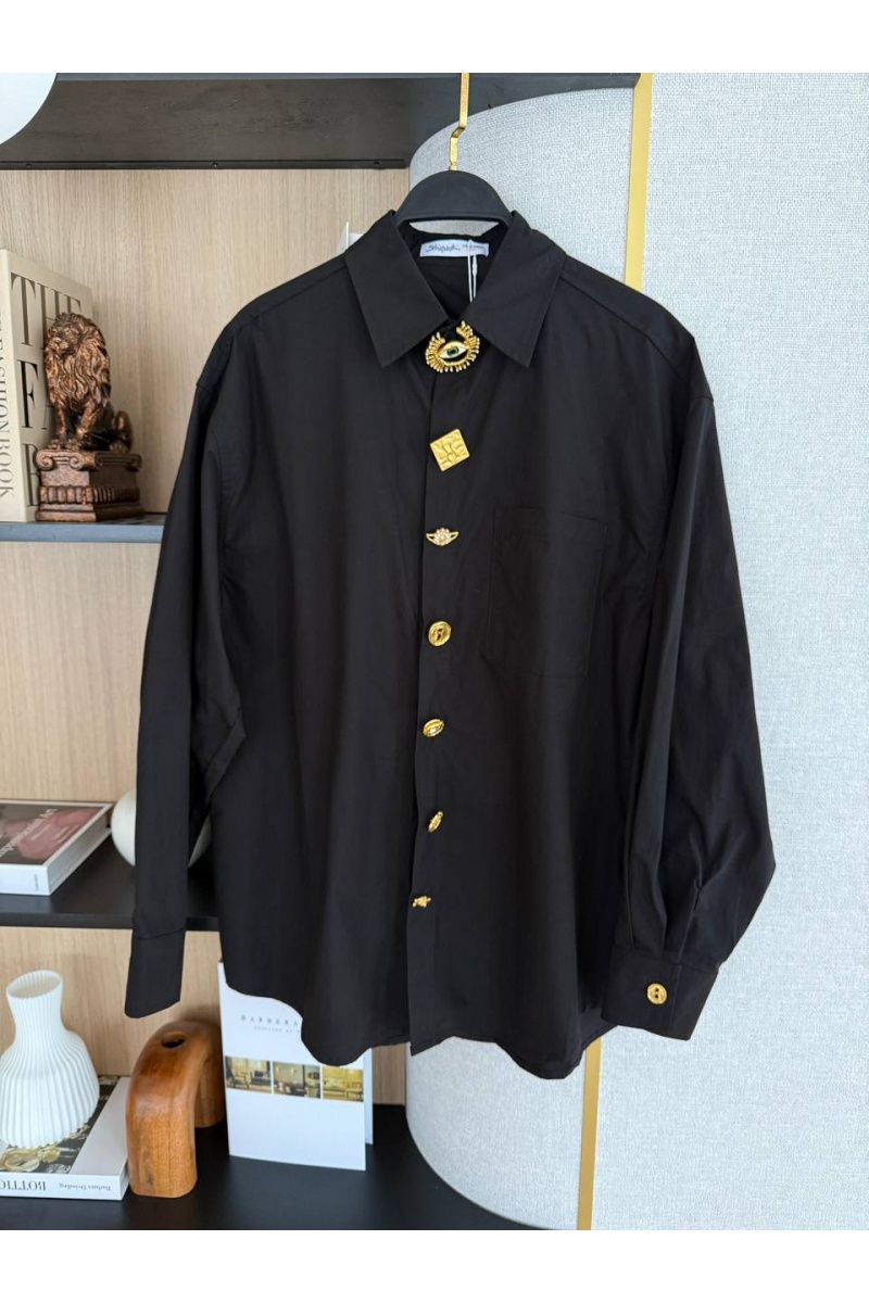 Schiaparelli Женская хлопковая рубашка Premium - Black