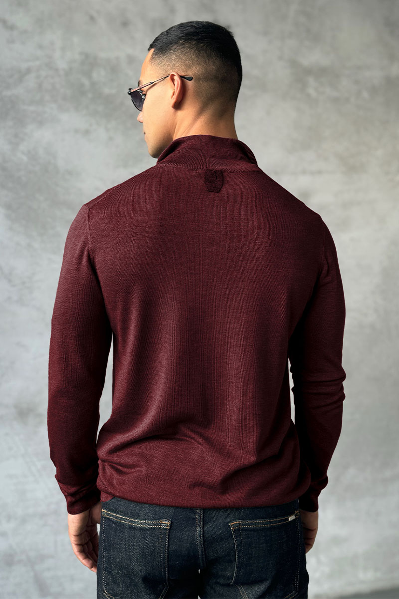 Billionaire Мужская кофта zip-up - Burgundy