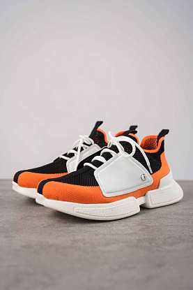 Мужские текстильные кроссовки Expert - Black / Orange