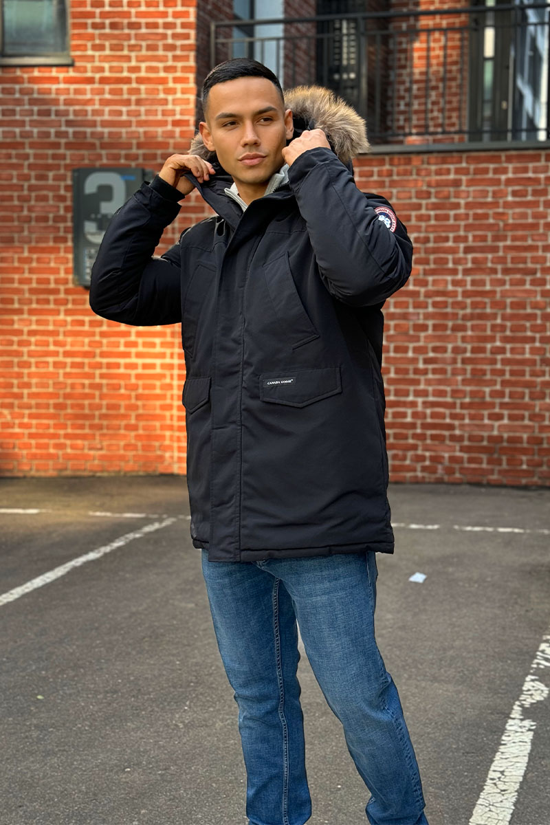 Canada Goose Утеплённая парка Langford - Black 