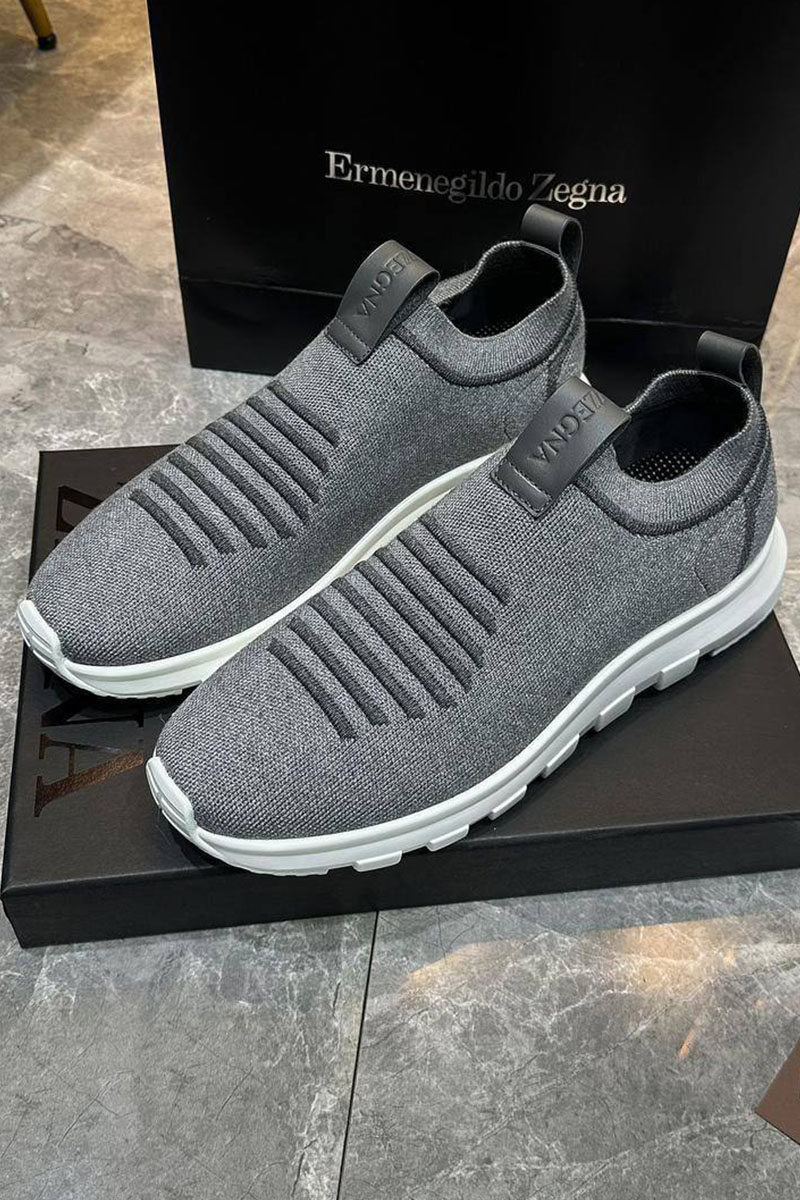 Zegna Мужские текстильные кроссовки
