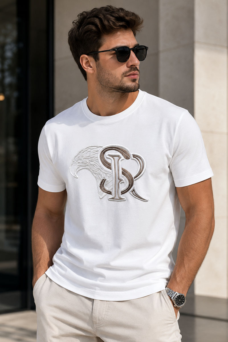 Stеfаnо Riссi Футболка белого цвета Eagle