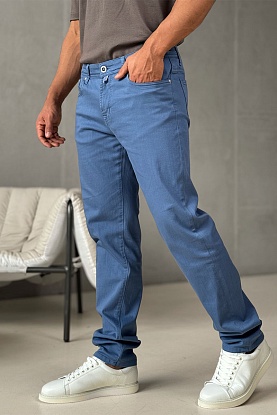 Мужские синие джинсы 