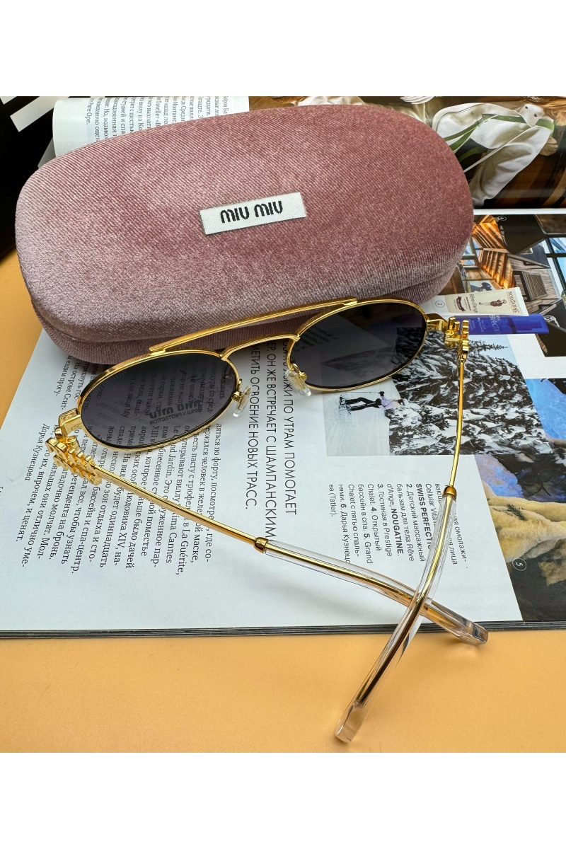 MIU MIU Женские солнцезащитные очки Oval