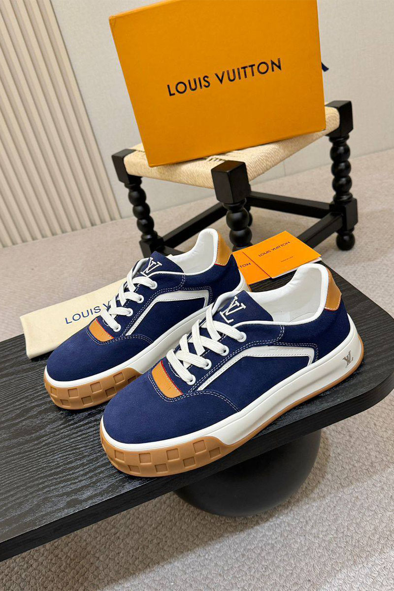 Lоuis Vuittоn Мужские кроссовки Tilted - Navy Blue