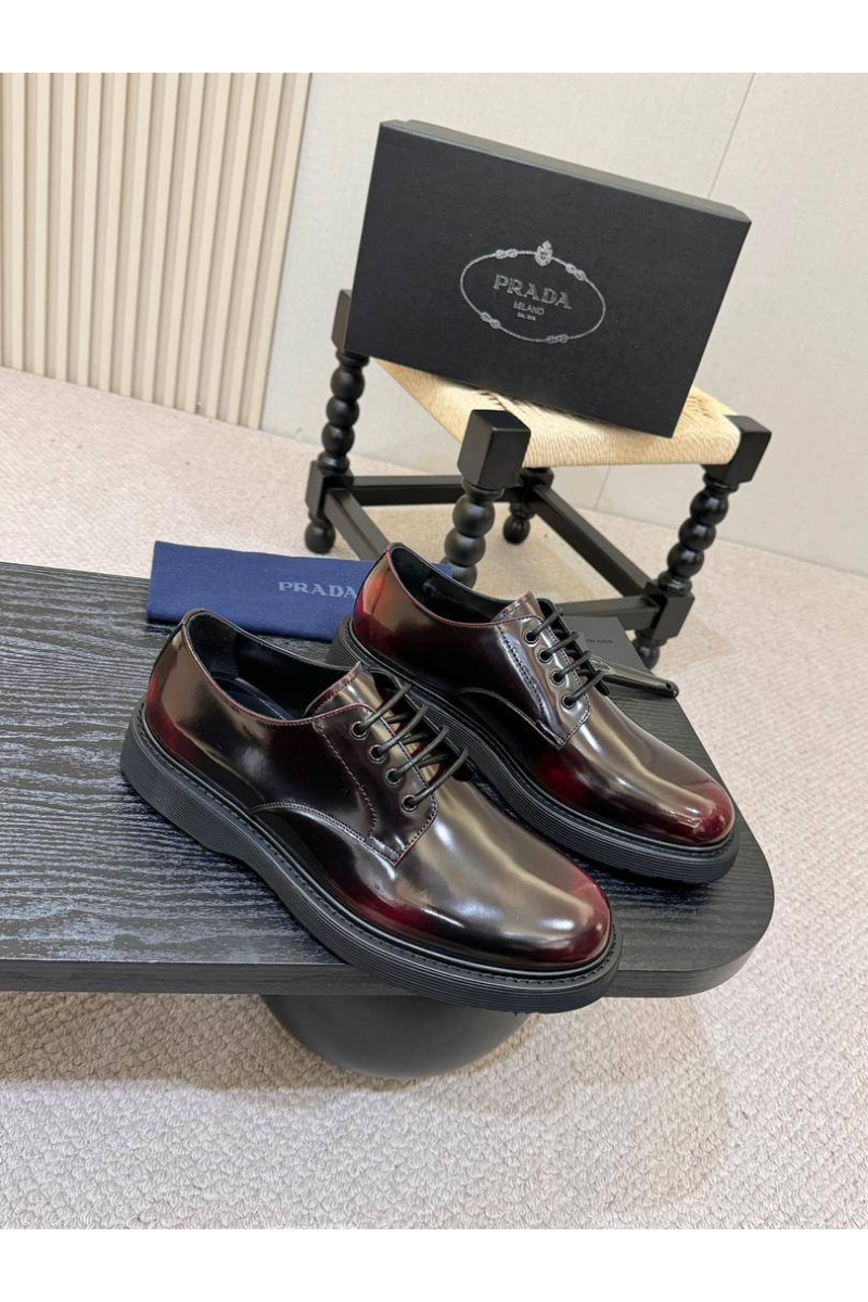 Prada Лакированные ботинки premium - Brown