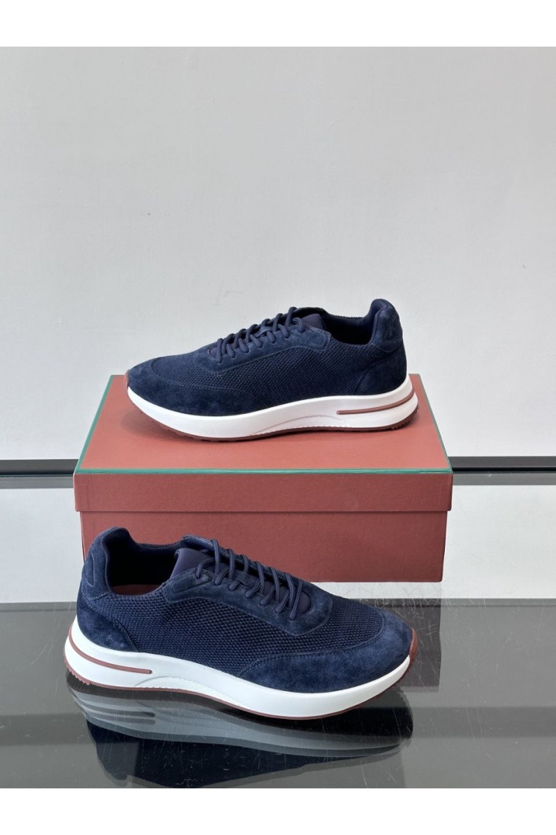 Loro Piana Мужские кроссовки Week End Walk - Navy