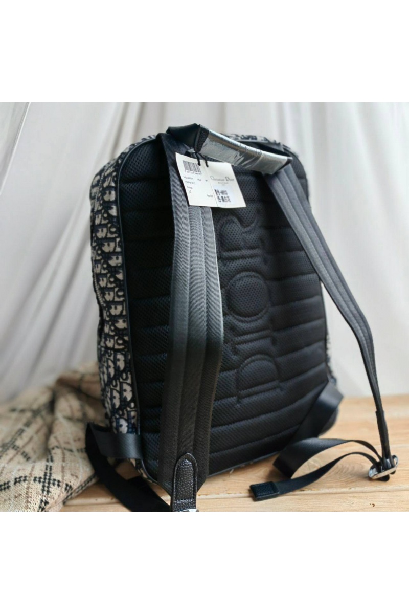 Dior Рюкзак Oblique Jacquard 39x30 см - White
