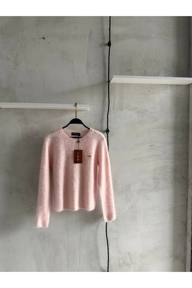 Loro Piana Женский шерстяной свитер premium