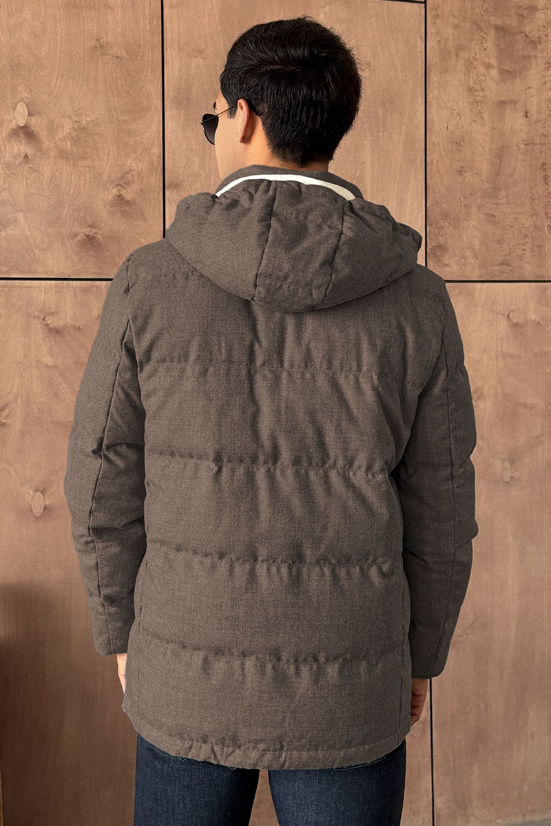 Brunеllо Сuсinеlli Мужской пуховик Premium - Brown