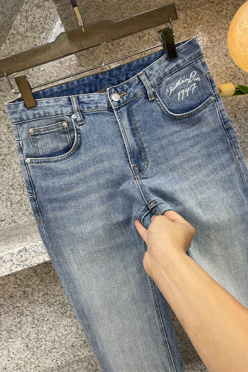 Dior Мужские светло-синие джинсы 