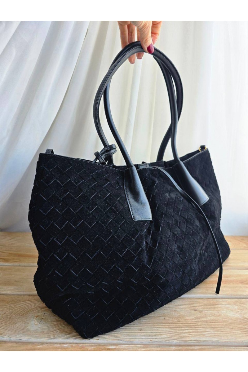 BV Замшевая сумка intrecciato 42x26