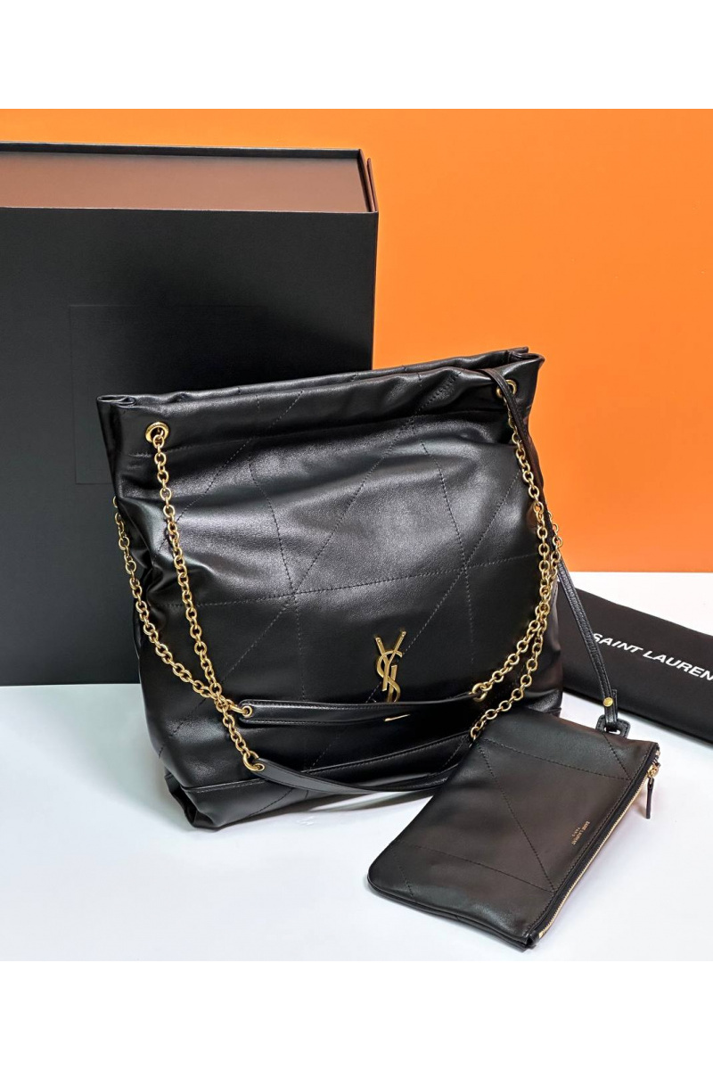 Yves Saint Laurent Кожаная сумка Jamie Premium 28x28x6 см - Black