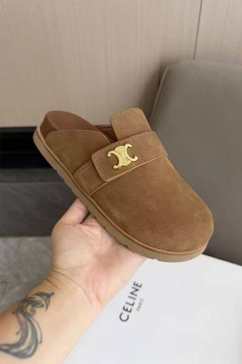 Celine Женские замшевые мюли 
