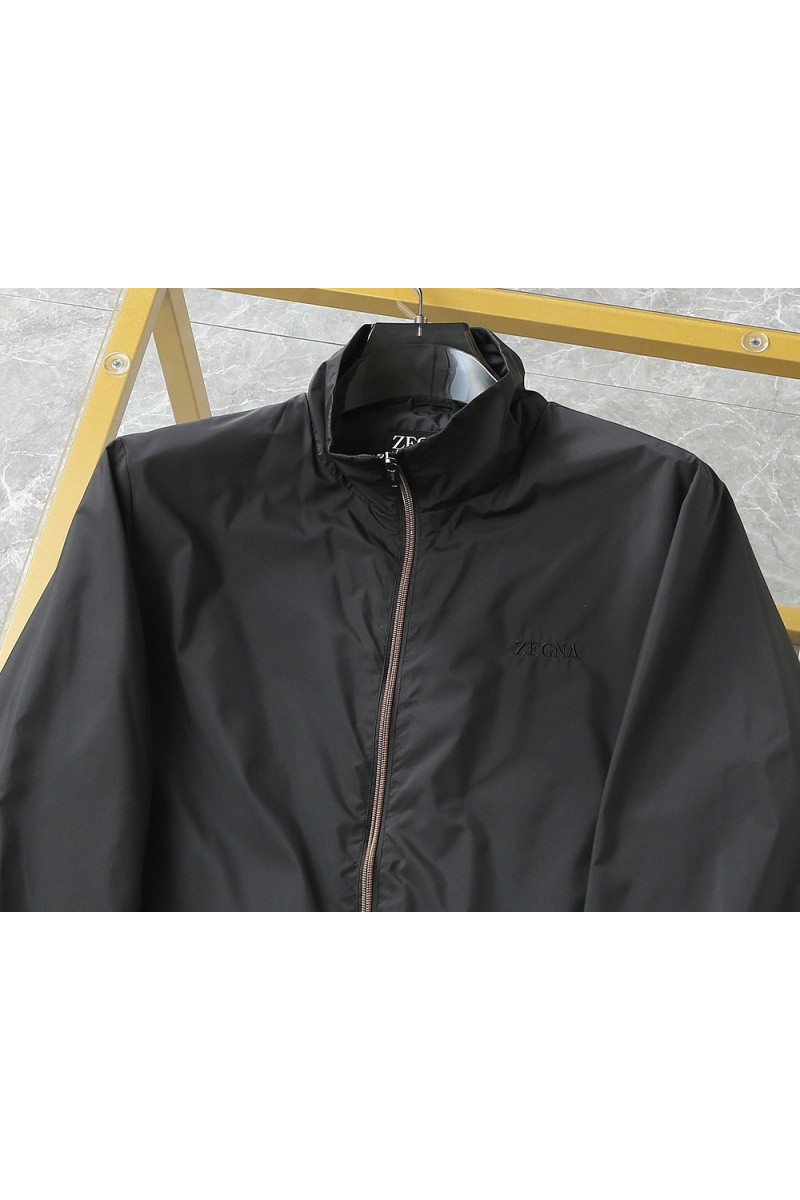 Zegna Мужская чёрная ветровка 