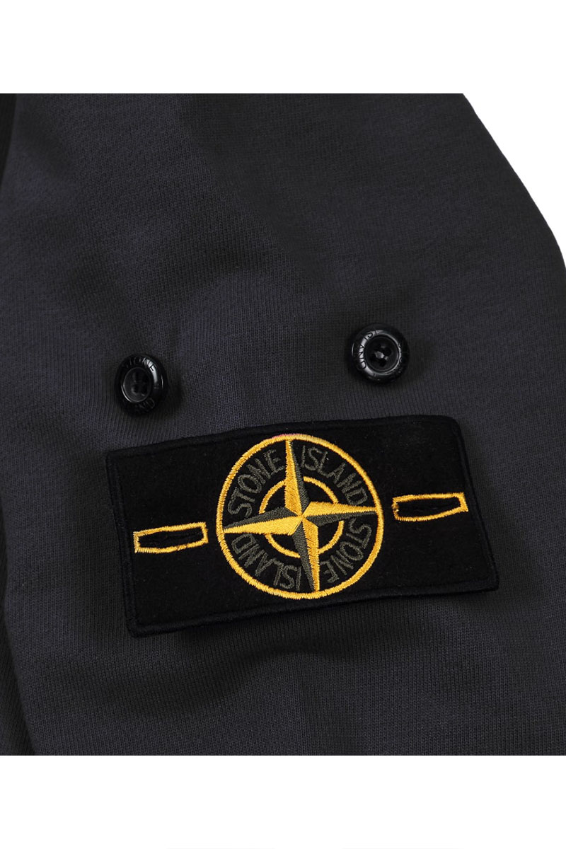 Stone Island Мужской свитшот бирюзового цвета Compass-patch 