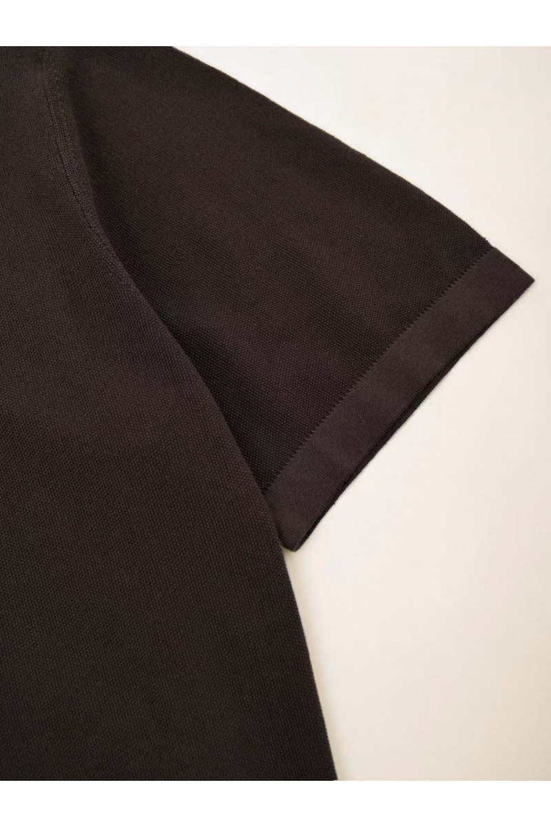 Loro Piana Мужская коричневая футболка premium