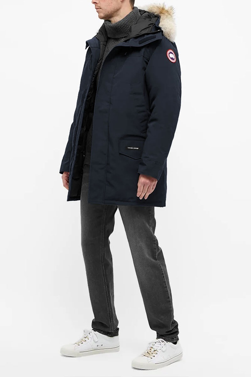 Canada Goose Утеплённая парка тёмно-синего цвета Langford