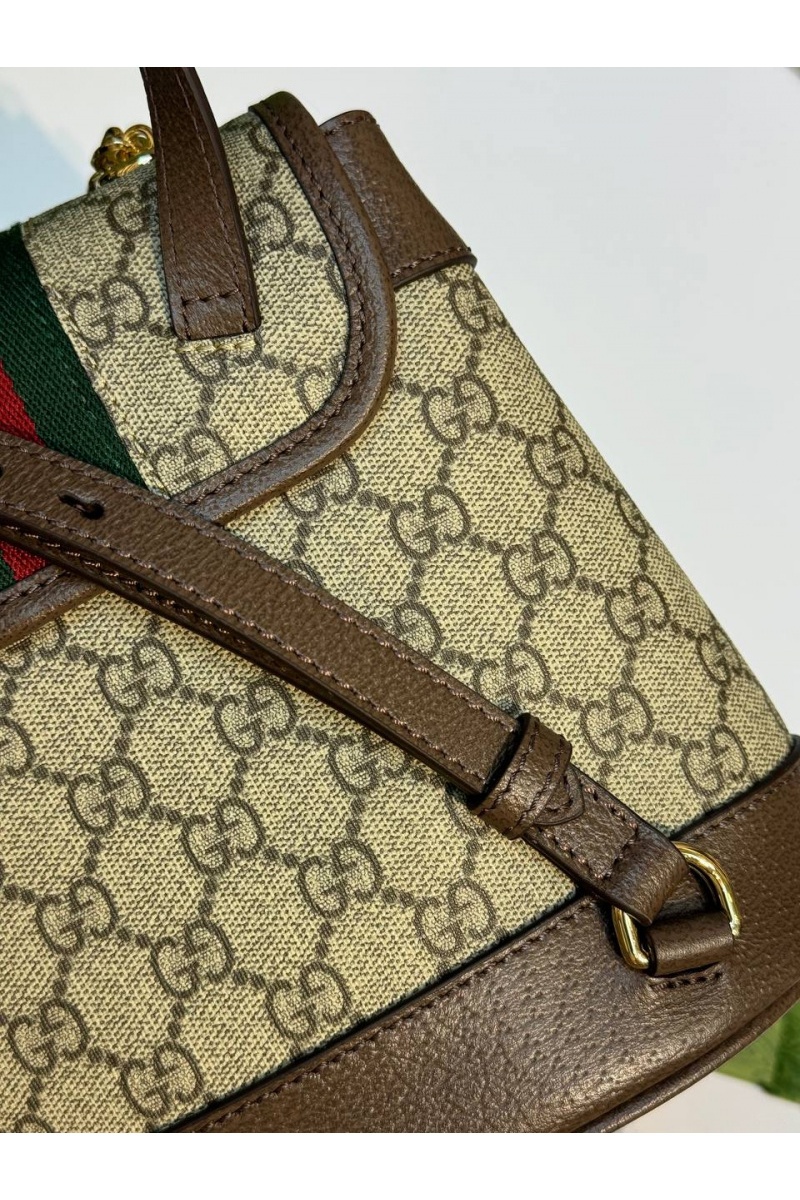 Gucci Рюкзак Ophidia Premium 20.5x20x12 см - Brown