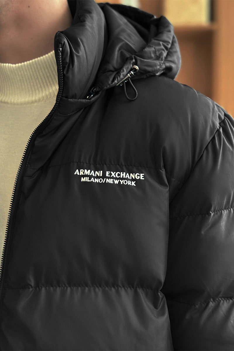 Emporio Armani EA7 Мужская куртка чёрного цвета 