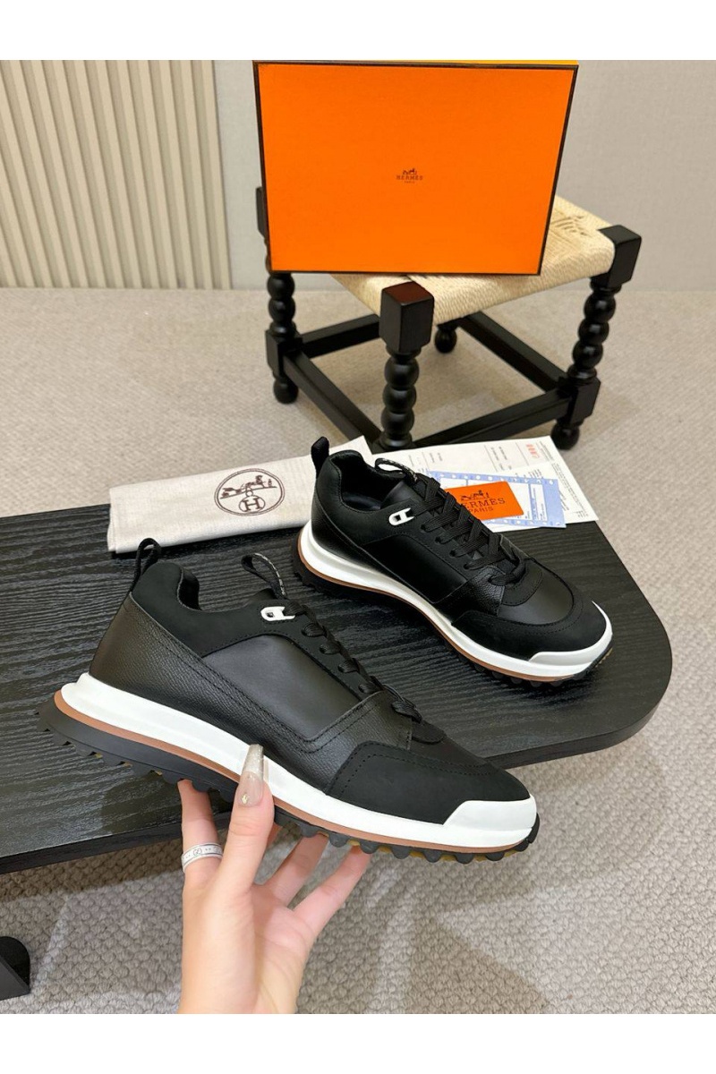 Hermes Мужские кроссовки Leader - Black