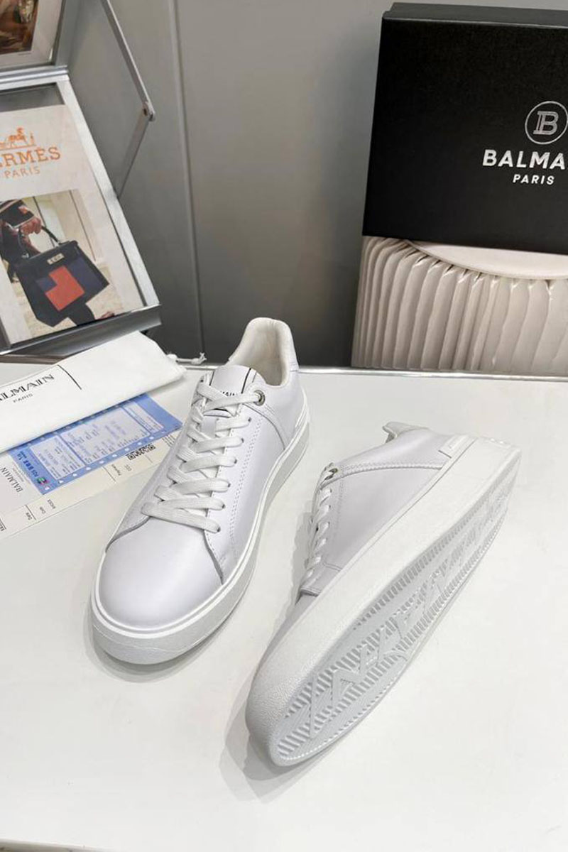 Balmain Мужские кожаные кроссовки B-Court