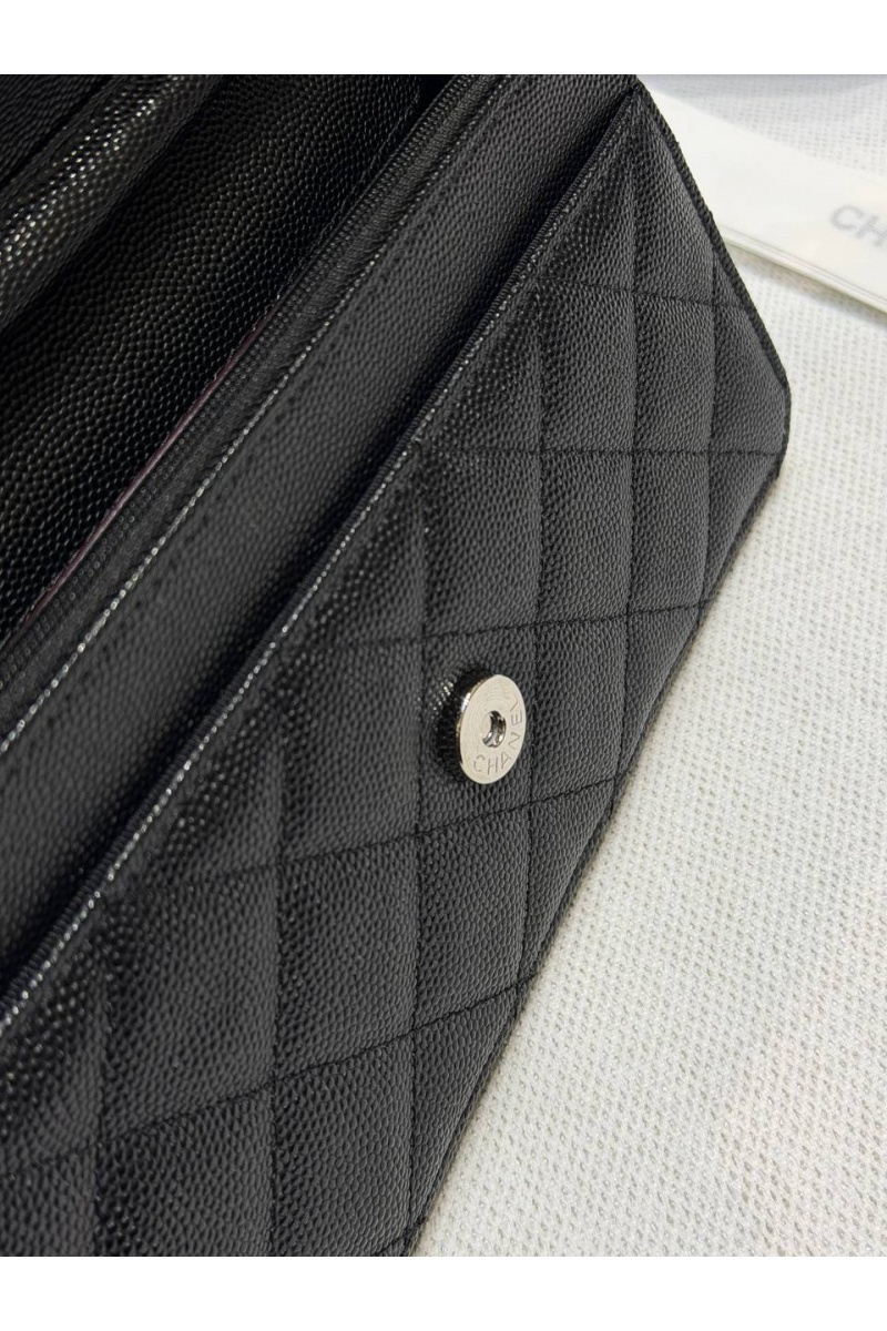 Chаnеl Кожаная сумка Wallet on Chain premium 19x12x4 см