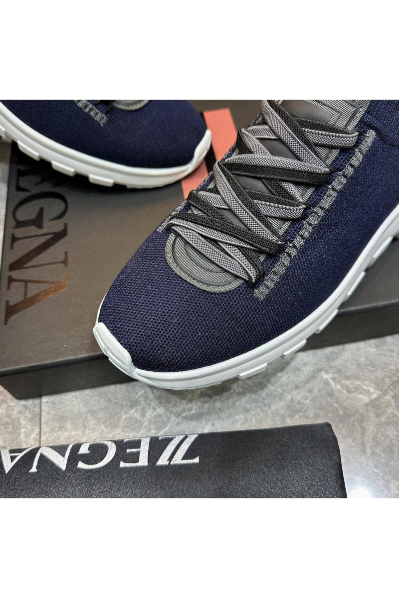 Zegna Мужские текстильные кроссовки