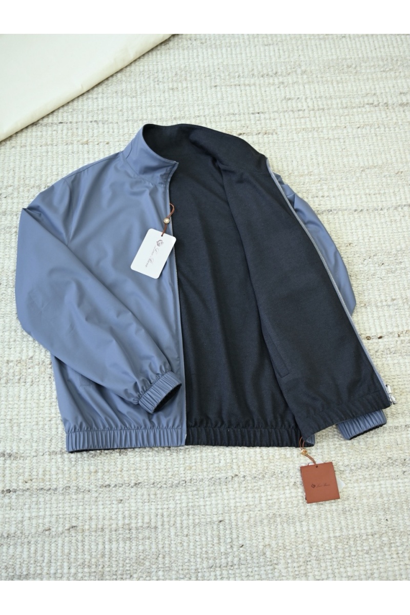 Loro Piana Двусторонняя ветровка premium - Denim Blue