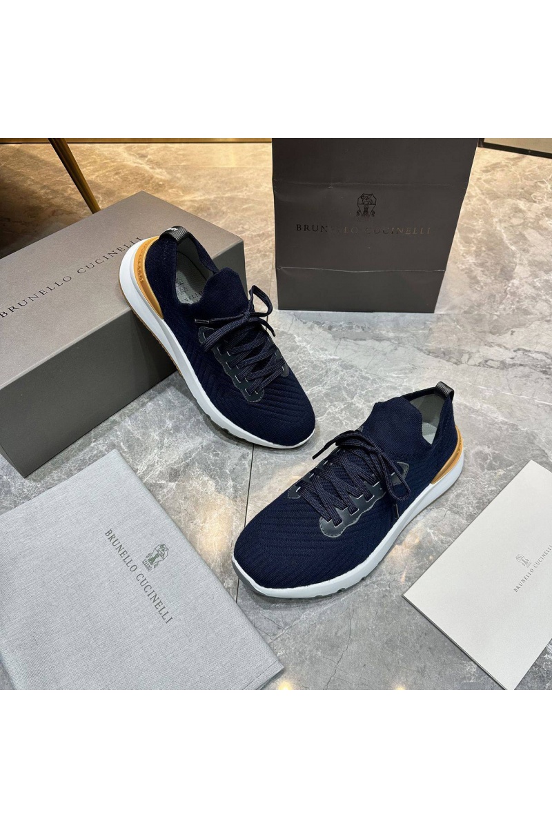 Brunеllо Сuсinеlli Мужские кроссовки knitted - Navy