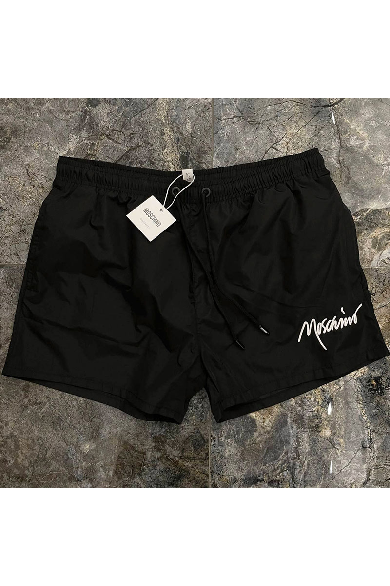 Moschino Чёрные шорты embroidered logo 