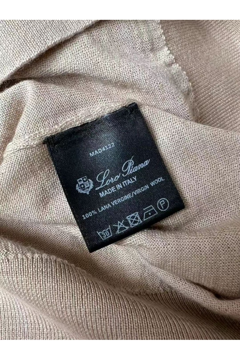 Loro Piana Поло с длинным рукавом Premium - Flower Aprecot