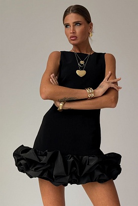 Женское чёрное платье Ermanno Scervino