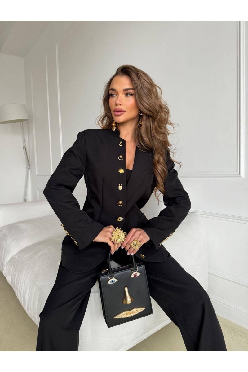 Schiaparelli Женский костюм чёрного цвета premium